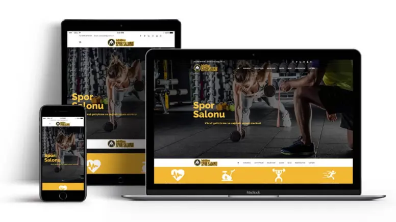 Spor Salonu Body Fitness Web Tasarımı